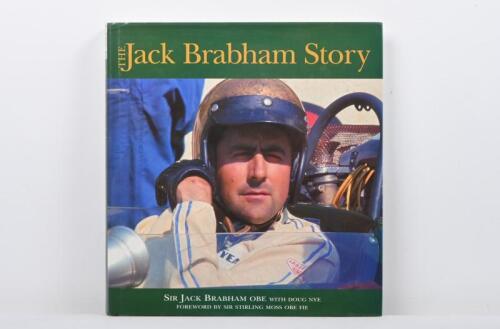 BRABHAM: 'THE Jack Brabham Story' hardcover book by Sir Jack Brabham with Doug Nye