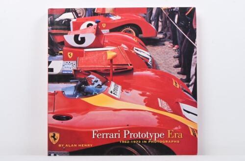 FERRARI: 'Ferrari Prototype Era 1962-1973 IN PHOTOGRAPHS' hardcover book by Alan Henry