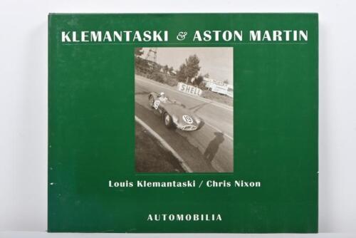 KLEMANTASKI/ASTON MARTIN: 'KLEMANTASKI & ASTON MARTIN' hardcover book by Louis Klemantaski/Chris Nixon, Limited Edition of 1,700 copies, numbered '303