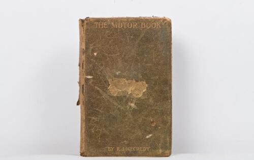 MOTORING: A very rare copy of 'THE MOTOR BOOK' by R.J. Mecredy. Circa 1904