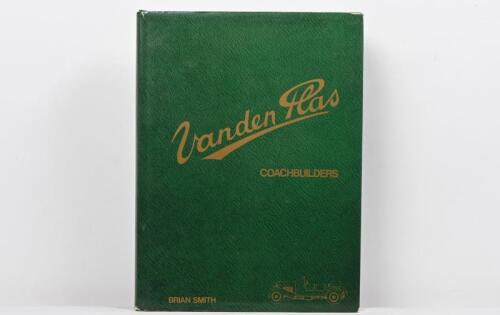 VANDEN PLAS: 'Vanden Plas COACHBUILDERS' hardcover book by Brian Smith