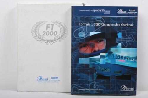 FORMULA 1: A hardcopy of 'Formula 1 2000 Championship Yearbook - The Complete Record of the Grand Prix Season'