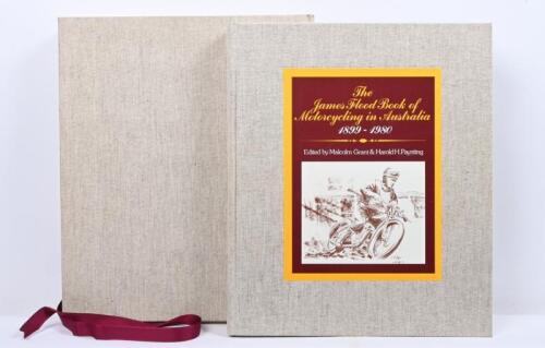 JAMES FLOOD: 'The James Flood Book of Motorcycling in Australia 1899-1980' edited by Malcolm Grant & Harold H.Paynting. Volume V, Limited Edition of 5,000 copies, Numbered '2984'