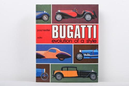 BUGATTI: 'BUGATTI - evolution of a style' hardcover book by Paul Kestler. First Edition