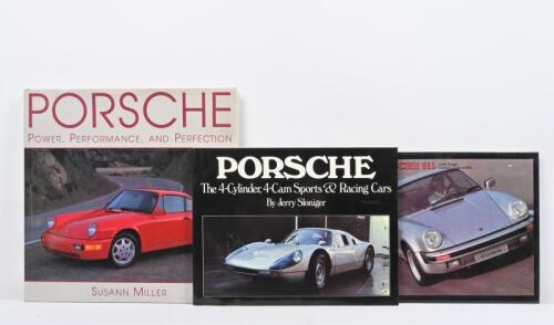 PORSCHE: Three publications related to Porsche. 'Porsche 911 1963-86' hardcover book - a documentation by Walter Zeichner