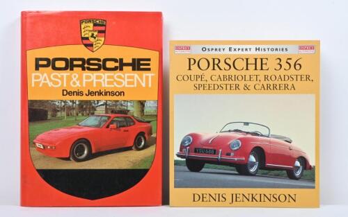 PORSCHE: Two Porsche reference books by Denis Jenkinson. 'PORSCHE PAST & PRESENT' & 'PORSCHE 356 COUPE, CABRIOLET, ROADSTER, SPEEDSTER & CARRERA' books
