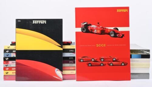 FERRARI YEARBOOK: A collection of Ferrari Year Books. Year range of 1989 to 2007