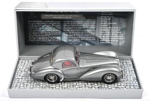 DELAHAYE: A Minichamps 1:18 scale 1937 Delahaye Type 145 V-12 Coupe. Limited Edition of 1,000 pcs, numbered '0044'. Part of MULLIN AUTOMOTIVE MUSEUM collection