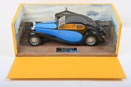 BUGATTI: A MONACO 'PANTHEON 005' 1:18 scale 1933 Bugatti 46 PROFILE. Numbered '243'/250 pcs