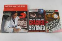 GRAND PRIX: Six hardcover books/novels dealing with the dangers of Grand Prix racing - 4