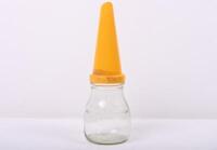 GOLDEN FLEECE: A Golden Fleece Duo 30/40 MS plastic pourer on a 500ml glass bottle - 2