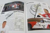 FORMULA 1: 'Formula One' hardcover book by David Tremayne. Multiple F1 driver signatures including Jean Alesi, David Coulthard, Mika Hakkinen - 3