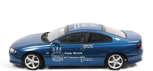 BROCK: A 1:18 scale AUTOart 1/18 scale Holden Coupe. Model celebrates the birthday of Peter Brock&Acirc;&nbsp;on 26th February 2005