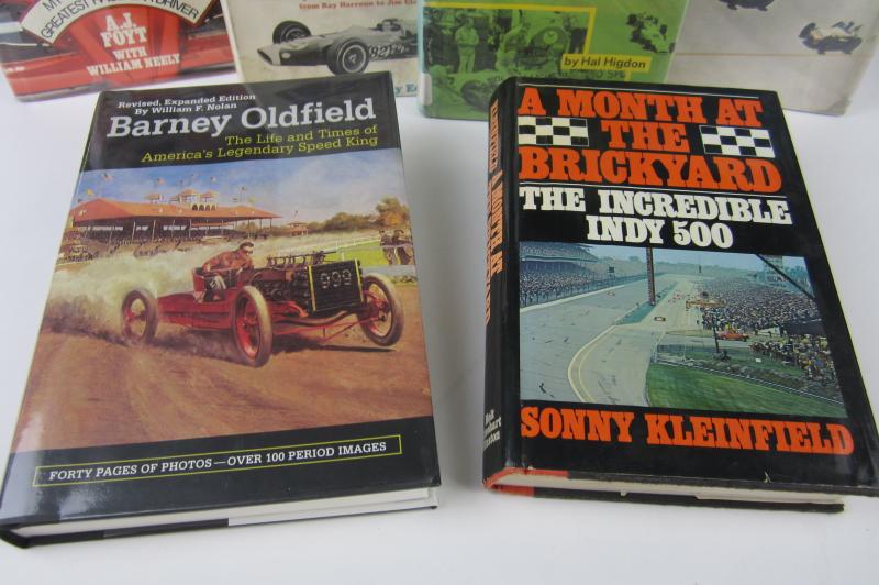 AMERICAN RACING: A group hardcover books detailing American racing. A.J ...