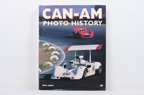CAN-AM: 'CAN-AM PHOTO HISTORY' hardcover book by Pete Lyons. First Edition