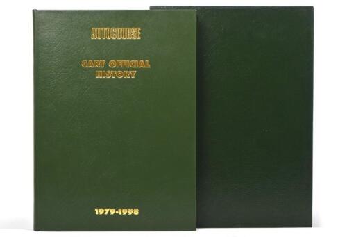 CART: A green covered edition of 'AUTOCOURSE - CART OFFICIAL HISTORY 1979-1998' by Rick Shaffer. First Edition