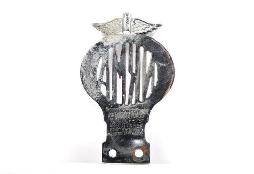 NRMA: A nickel on brass NRMA grille badge by Angus & Coote, numbered ''