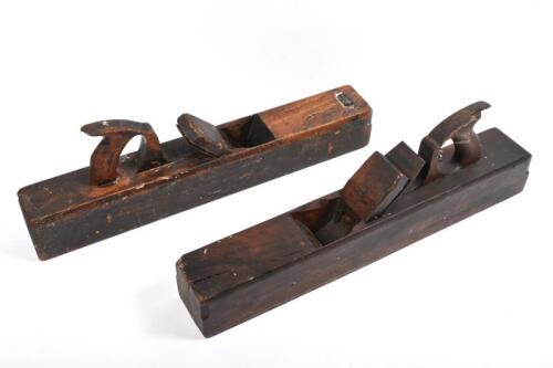 BLOCK PLANES: Two vintage wooden block planes