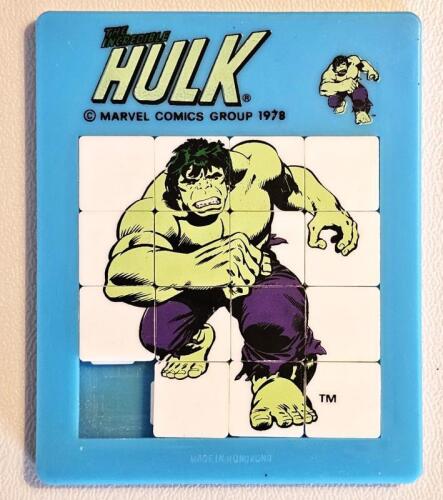 PUZZLE: Vintage 1978 The Incredible Hulk &Acirc;&nbsp;puzzle game by Marvel Comic Group