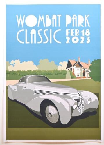 WOMBAT PARK: A 'WOMBAT PARK CLASSIC FEB 18 2023' promotional poster. Signed by Artist. Editioned 4/60