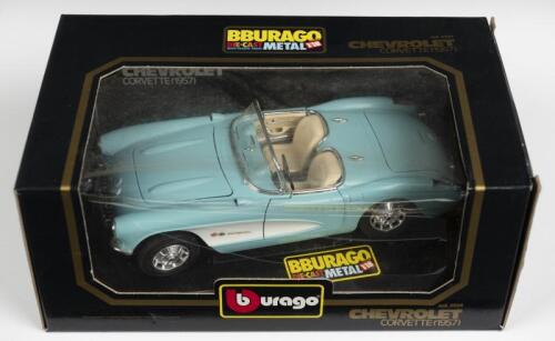 CORVETTE: A Bburago 1:18 scale (1957) Chevrolet&nbsp;Corvette&nbsp;(cod.3024)