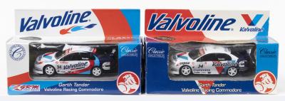 HOLDEN: Two Limited Edition Valvoline Racing Commodore's as raced by Garth Tander. Limited Editions of 2,000 & 8,000