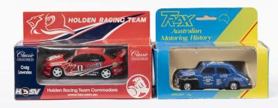 HOLDEN: Two Holden models. 1:43 scale Limited Edition TRAX FJ HOLDEN SEDAN from 1955 REDEX TRIAL (8001R)