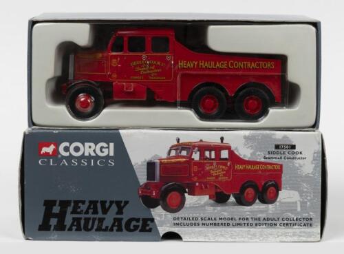 SCAMMELL: A Limited Edition CORGI CLASSICS 1:50 scale Scammell Constructor&nbsp;in 'SIDDLE COOK' livery&nbsp;(17501). L.E of 7,200 produced. Numbered '06254'