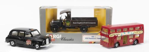 ENGLISH MODELS: Three 1:43 English diecast models. MATCHBOX Super Kings 'THE LONDONER' (K45)