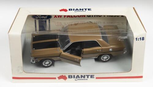 FORD: A BIANTE Classics 1:18 scale XW FALCON GTHO Phase 2 in Grecian gold