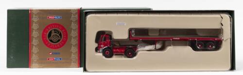 AEC: A Premium&nbsp;Edition CORGI 1:50 scale AEC MANDATOR FLATBED TRAILER - BRS&nbsp;(CC11503). One of 2000 produced