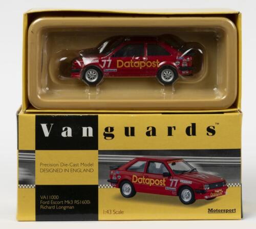 FORD: A Limited Edition Vanguards 1:43 scale Ford Escort Mk3 RS 1600i (VA11000) as raced by Richard Longman. Numbered '0610' of 1501