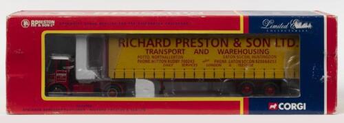 ATKINSON: A Limited Edition CORGI 1:50 scale Atkinson Borderer Tautliner in 'RICHARD PRESTON & SON LTD' livery (CC12505). Numbered '1815' of 4,000