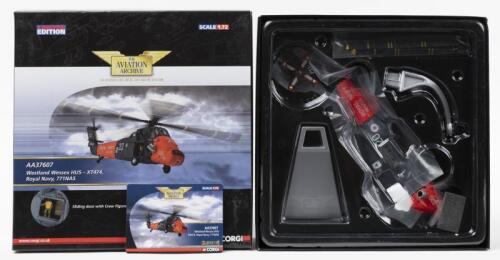 WESTLAND: A Limited Edition CORGI&nbsp;1:72&nbsp;scale Westland Wessex HU5 - XT474, Royal Navy, 771NAS helicopter&nbsp;(AA37607) in Royal Navy livery. Numbered '0283' of 1000