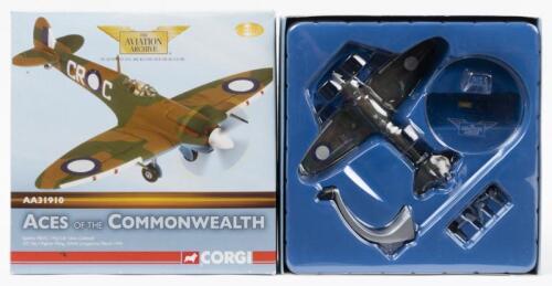 SPITFIRE: A Limited Edition CORGI&nbsp;1:72&nbsp;scale Spitfire MkVC, OC No.1 Fighter Wing., RAAF, Livingstone, March 1943 (AA31910). Numbered '2006' of 2900