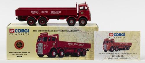 ERF: A Limited Edition CORGI CLASSICS 1:50 scale BRITISH ROAD SERVICES&nbsp;ERF V Type Dropside Lorry&nbsp;(10101). Numbered '03795' of 5,700 produced