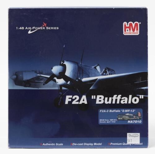 BREWSTER: A HOBBYMASTER 1:48 scale Brewster F2A "Buffalo"