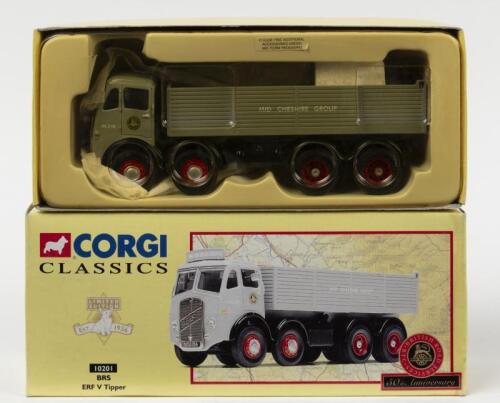 ERF: A Limited Edition CORGI CLASSICS ERF V Tipper&nbsp;in 'MID CHESIRE GROUP' livery (10201). Numbered '01049' of 5,000 produced