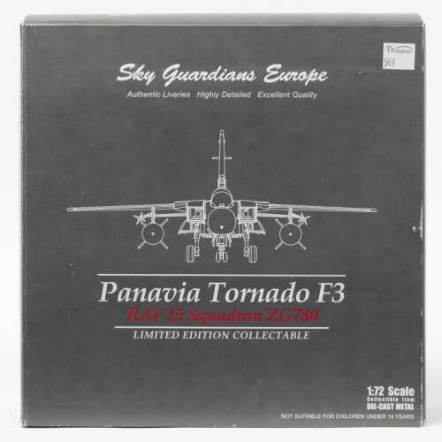 TORNADO: A Limited Edition Sky Guardians Europe&nbsp;1:72&nbsp;scale Panavia Tornado F3, RAF 25 Squadron ZG780&nbsp;aircraft model