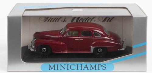 OPEL: A MINICHAMPS 1:43 scale Opel Kapitan&nbsp;1951-53 in dark red