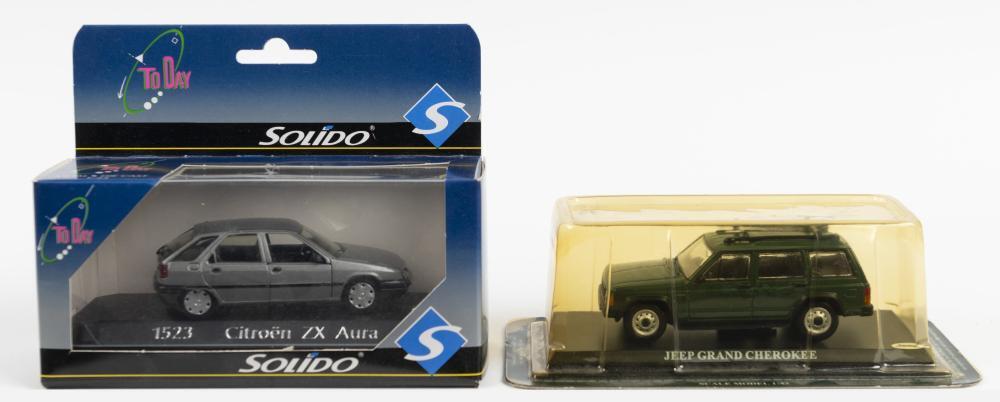 MODERN DIECAST: Two 1:43 scale die cast models. SOLIDO Citroen ZX