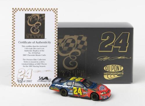 A Limited Edition 1:64 scale MOTORSPORT AUTHENTICS 2007 Monte Carlo SS as raced by Jeff Gordon. L.E '1429'/2007