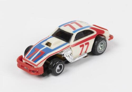 SLOT CAR: A vintage 1977 Ideal Toy Total Racing Control slotless track jam speedway car