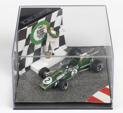 BRABHAM:  A VITESSE 1:43 scale BRABHAM REPCO BT24 as raced by Dennis Hulme to clinch the 1967 Formula 1 World Championship