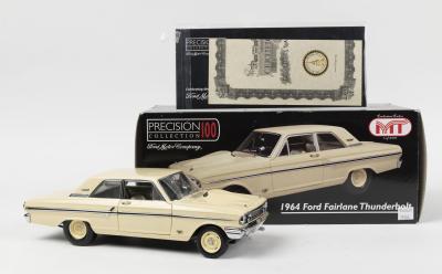 FORD: A Limited Edition PRECISION 100 COLLECTION Ford Motor Company 1:18 scale 1964 Ford Fairlane Thunderbolt. L.E of 2500