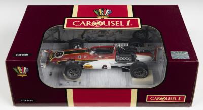 AAR EAGLE: A Limited Edition CAROUSEL 1 AAR EAGLE, as raced by Bobby Unser at 1967 Indianapolis 500 for the Rislone Eagle team. Limited to 1200 pieces