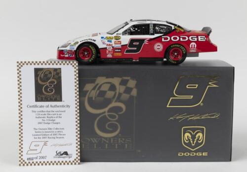 DODGE: A Limited Edition Motorsports Authentic, Owners Elite 1:24 scale die-cast replica of the No.9&nbsp;Dodge&nbsp;2007 Dodge Charger. L.E '0410'/2007