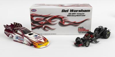 CHEVROLET: A Limited Edition 1:24 scale RACING CHAMPION AUTHENTICS 2005 Chevy Monte Carlo, CSK NHRA Funny Car as campaigned by Del Worsham. Numbered '323'/1500 pieces