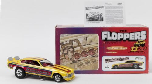 CHEVROLET: A Limited Edition 1:24 scale 1320 Chevrolet Vega - 'THE FLOPPERS NITRO FUNNY CAR' - as campaigned by Dave Braskett&nbsp;and Gary Burgin (TT 1212). Limited Edition '0562'/1500