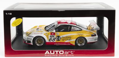 PORSCHE: A  Limited Edition AUTOart 1:18 scale Porsche 911 (996) GT3 RSR, FIA GT (Zhu Hai/China) 2005 #68